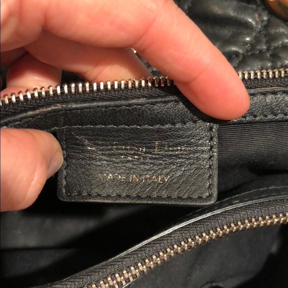 Dior signature leather tote - Picture 5 of 8